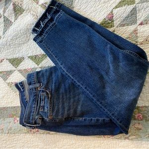 Old Navy raw hem mid-rise boyfriend fit